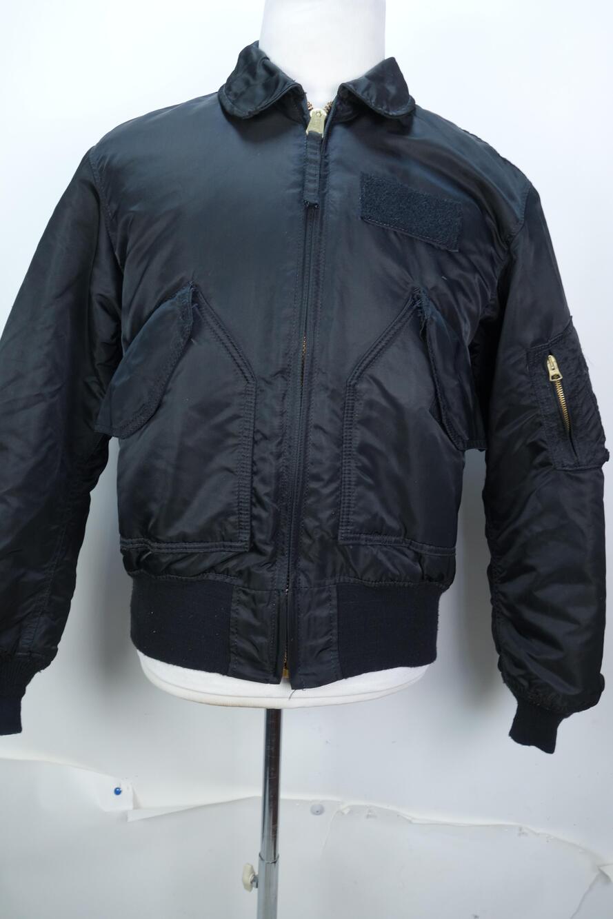 Vintage Alpha Industries Jacket Mens Medium Blue CWU-45/P Flight Bomber USA